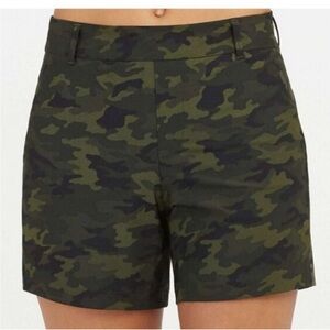 SPANX Sunshine Shorts 4-Way Stretch Pockets Sz 2X Green Camo pullon